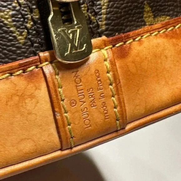 Vintage LOUIS VUITTON Monogram Alma PM Handbag Satchel Tote Bag LV EUC + COA - Picture 14 of 16